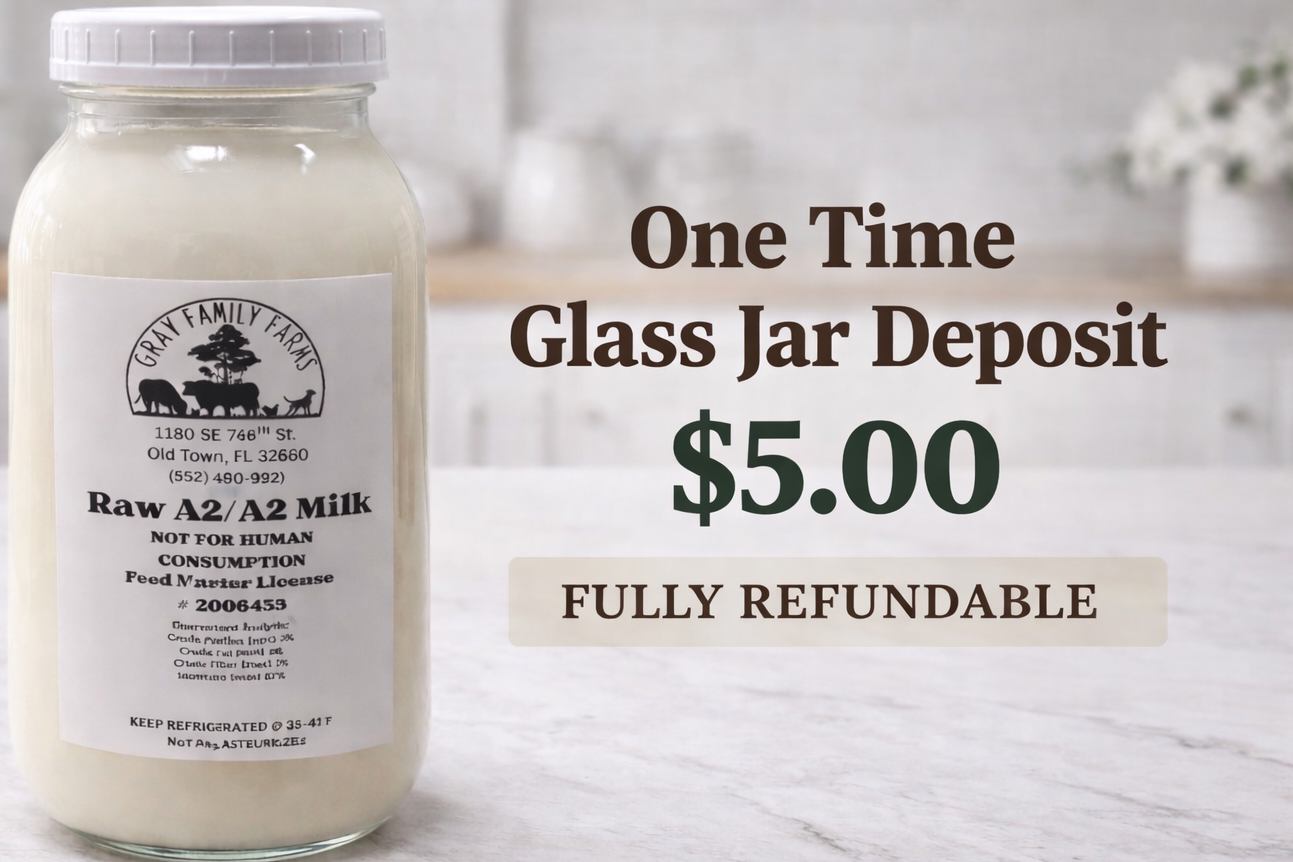 Glass Jar Deposit "New Customers"
